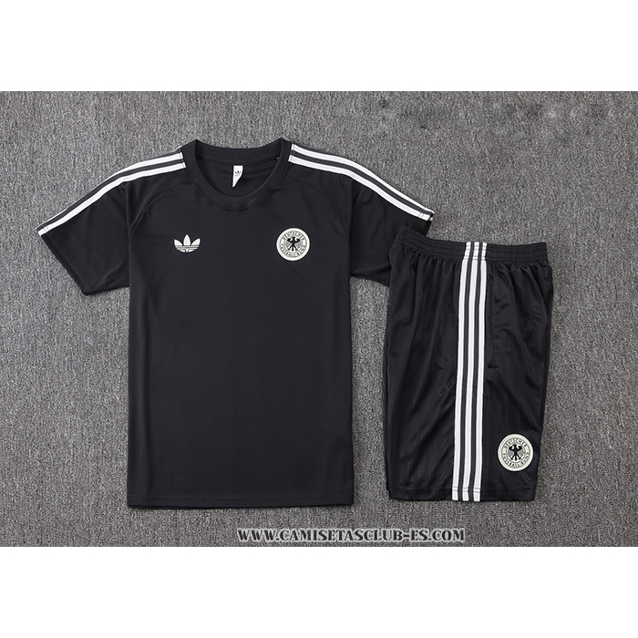 Chandal del Alemania 26-27 Manga Corta Negro - Pantalon Corto